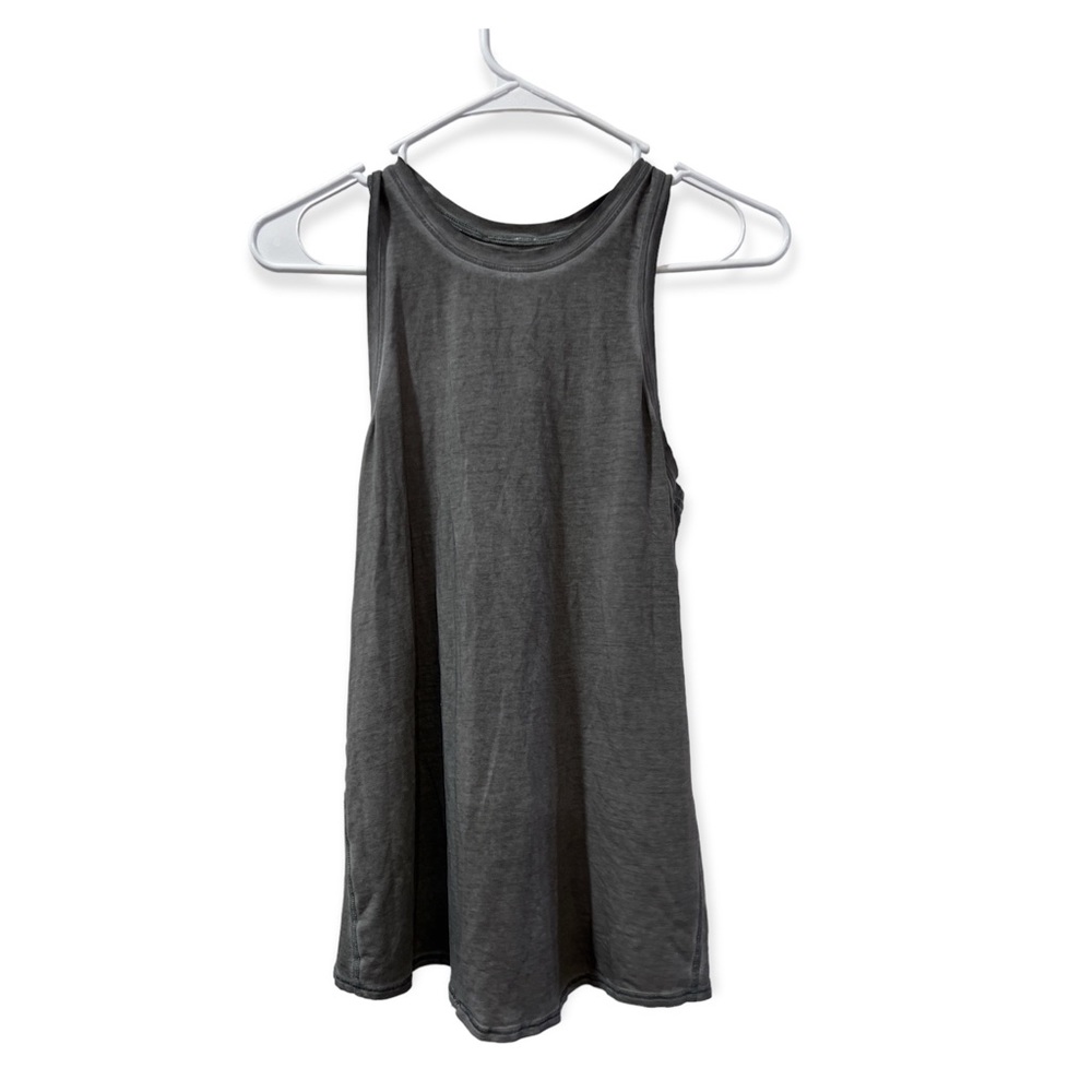 LULULEMON Women's Size 4 All Tied Up Tank (Tencel)  Gray